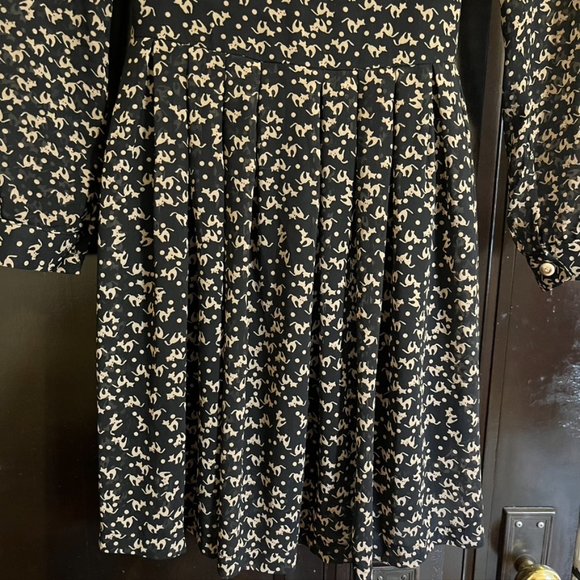 Long-sleeved MCM dress in cat print - Picture 5 of 7